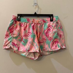 Lilly Pulitzer Luxletic Run Around Shorts Women Size L